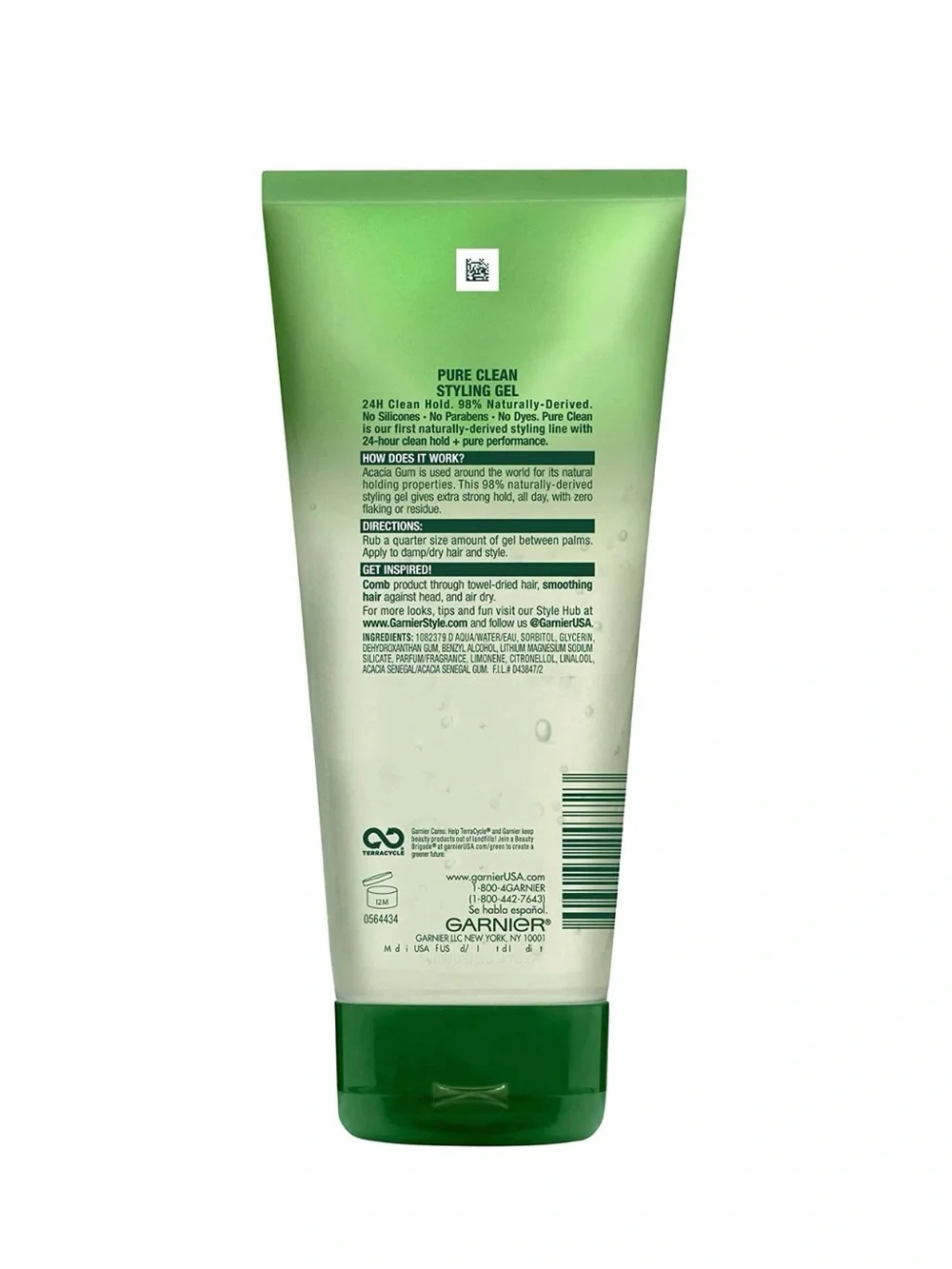 Garnier duo with bright green toiletry bag